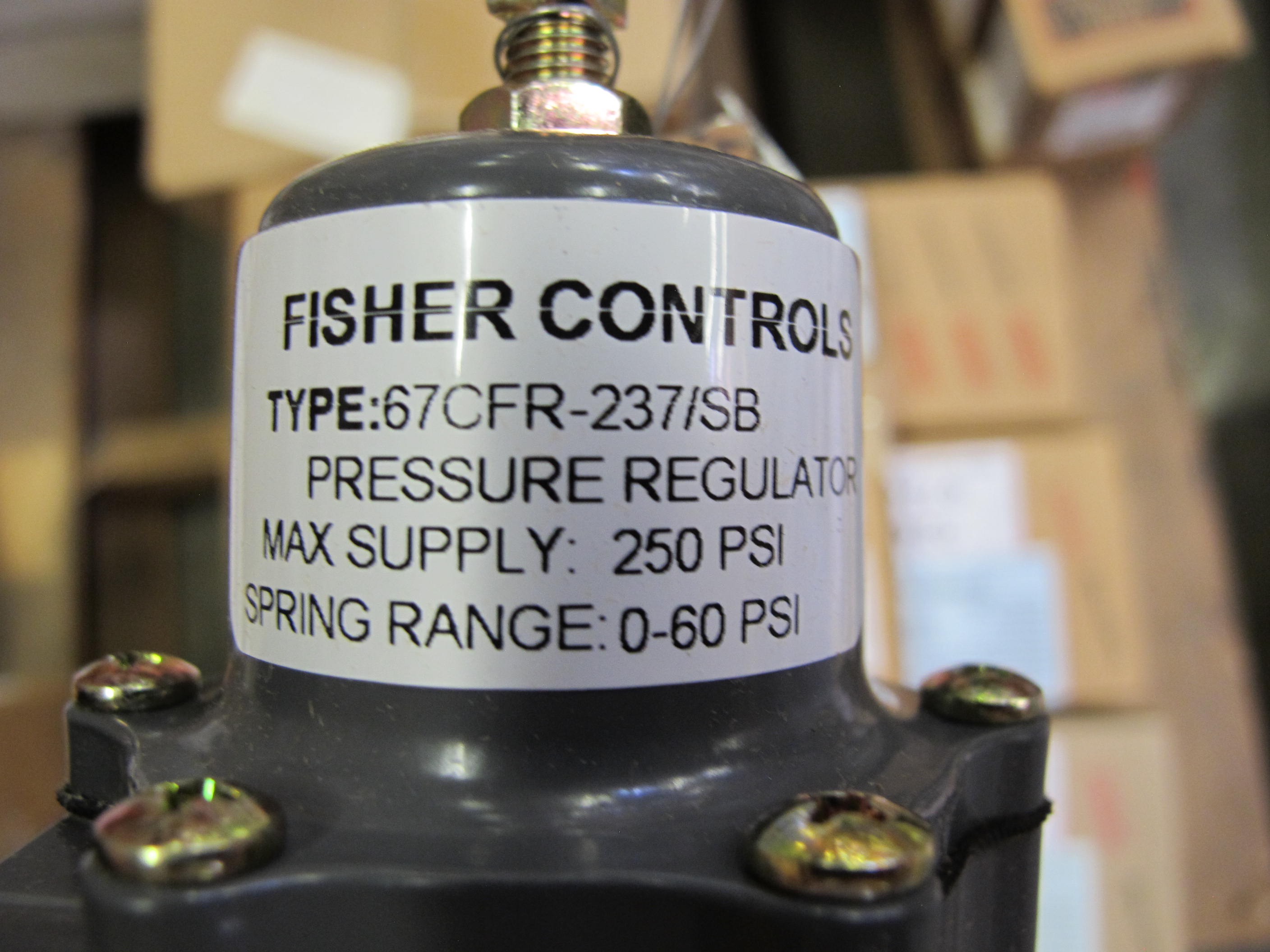 LOT TO INCLUDE: (8) LEVERS, 1-1/2 X 3/4 X 1/4 X 1-3/8 SIZE, OPERATING KIND, BRONZE LEVER W/ STEEL ROLLER MATERIAL. STYLE SLO REFERENCE # D1260CT, ELECTRO-MOTIVE BRIDGE, EXHAUST VALVE ASSEMBLY KIND. SPRING LOADED CONSTRUCTION. (6) EXHAUST VALVE BRIDGE ASSEMBLIES FOR DIESEL ENGINE SETS, (17) SIEMENS RELAYS, STL ENCLOSURE. PNEUMATIC, 100 LB MAXIMUM SUPPLY, 1/4" NPT AIR CONNECTION OPERATE DATA BOOSTER KIND, FOR MODEL 61H HI-VOLUME AIR CONTROL, GA-ELECTRONIC SYSTEMS INC. (2) REGULATED POWER SUPPLIES 12V, (23) FISHER PRESSURE REGULATORS, 250 PSIG MAX INLET PRESSURE, 0-60 PSIG OUTLET PRESSURE, 1/4" FNPT CONNECTION, AIR-SERVICE KIND. SQUARE ADJUSTING SCREW, W/ GAUGE, CELLULOSE FILTER, AND SMART BLEED-OFF OPTION. LOADING & HANDLING FEE $15-4619